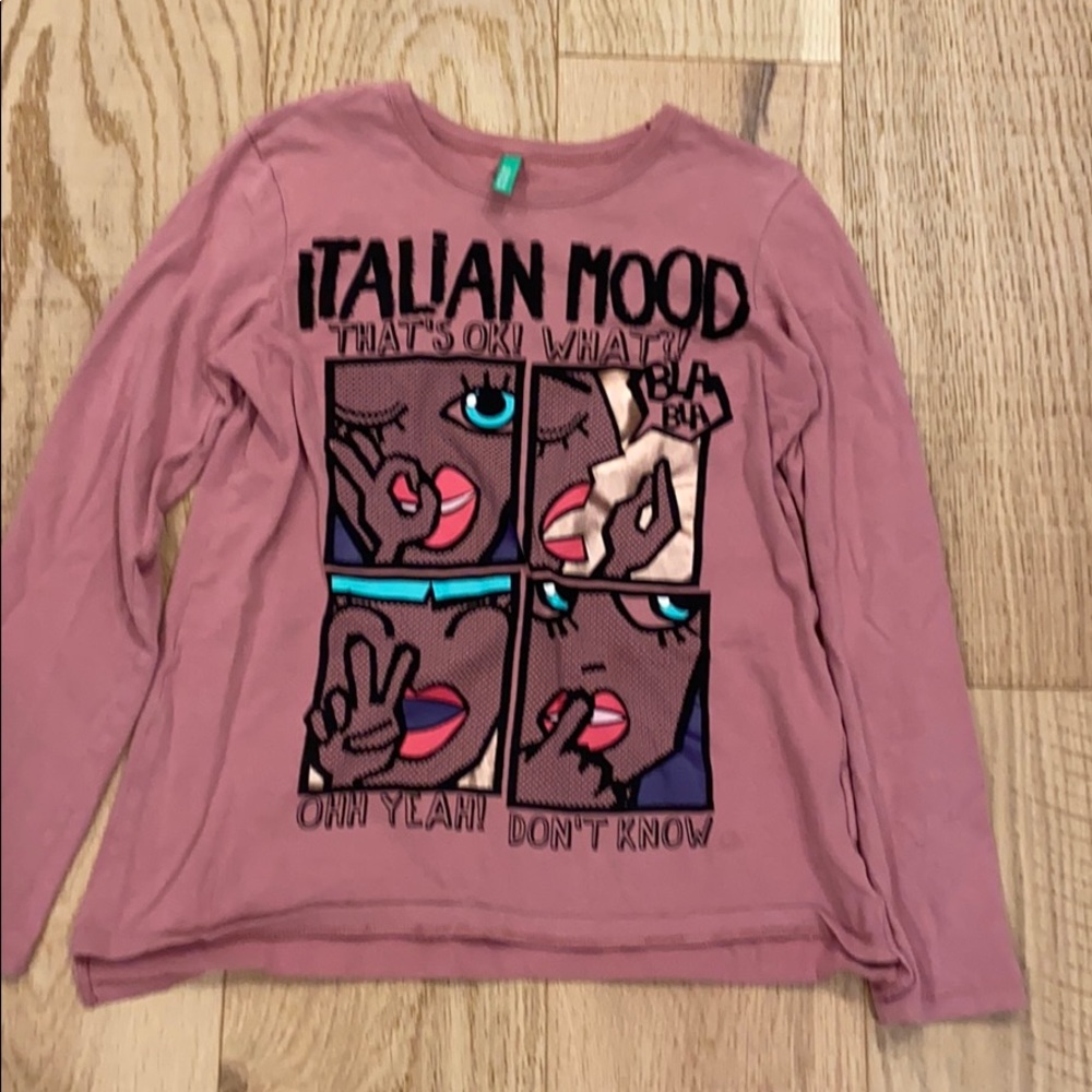 United colors of Benetton girls long sleeve top